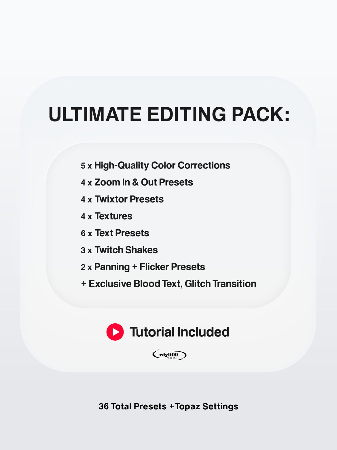 Ultimate Editing Pack
